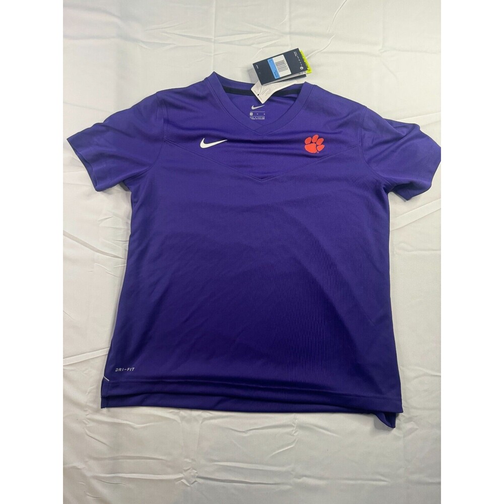 Nike T-Shirt Womens Size Medium Clemson Tiger Short Sleeve CW3542-545 NWT